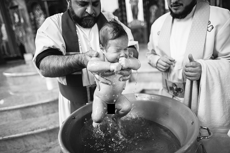 Orthodox Baptism Ceremony photography by Toronto photographer