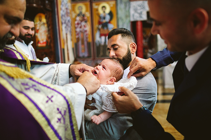 Toronto Orthodox Baptism Photographer