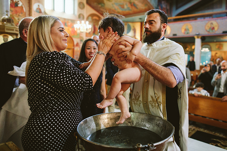Toronto Greek Baptism Photographer