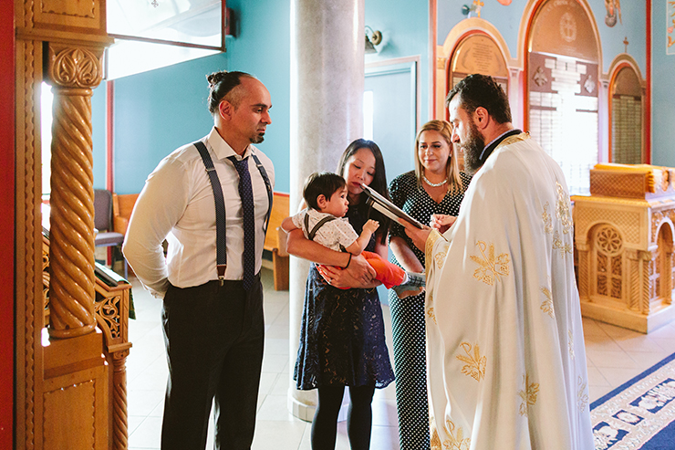 Toronto Greek Baptism Photography