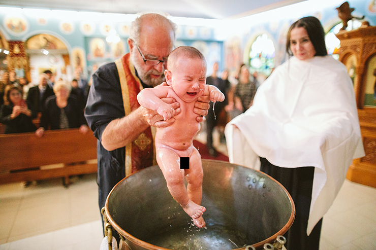 Toronto Greek Baptism photos