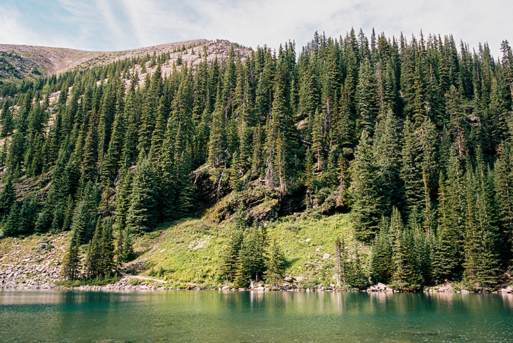 Lake Agnes in Banff Contax G2 Portra 160 The Find Lab