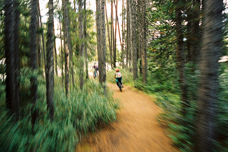 Bow River Loop bike riding in Alberta Contax G2 35mm photography Portra 400 film The Find Lab